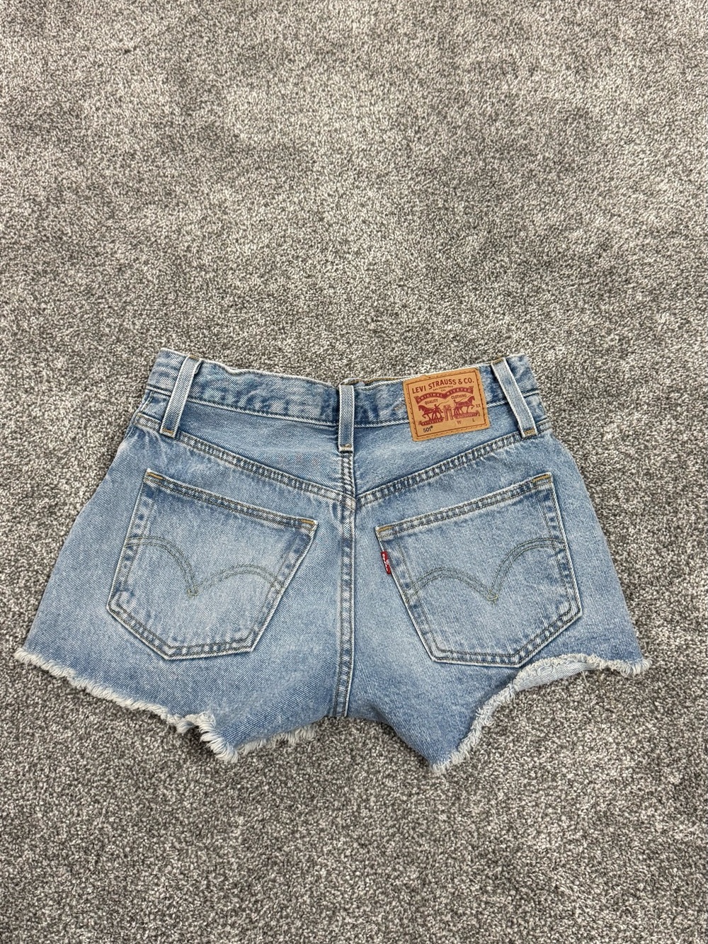High-Rise Denim Shorts - Picture 4 of 6